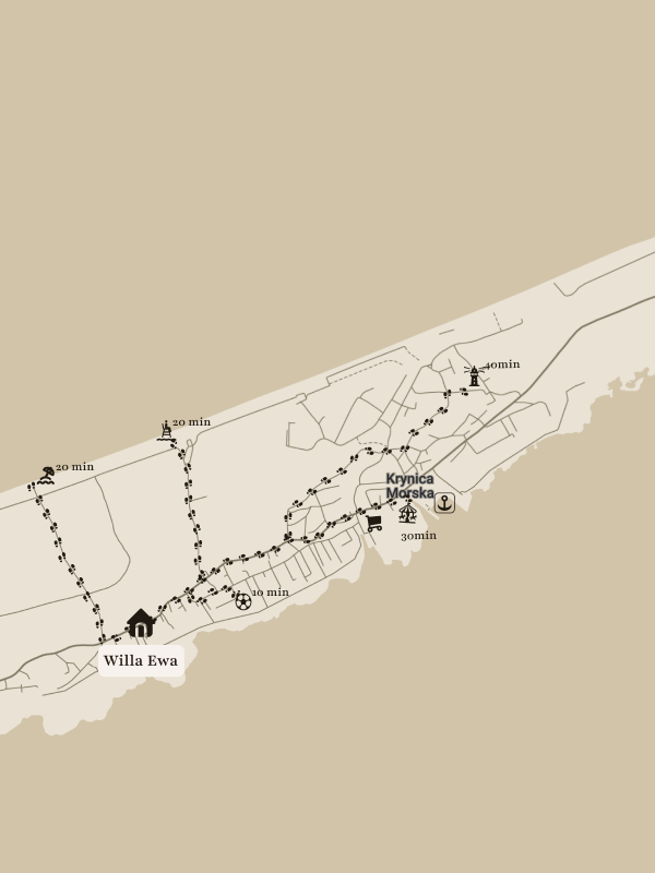 Mapa okolicy Willi Ewa